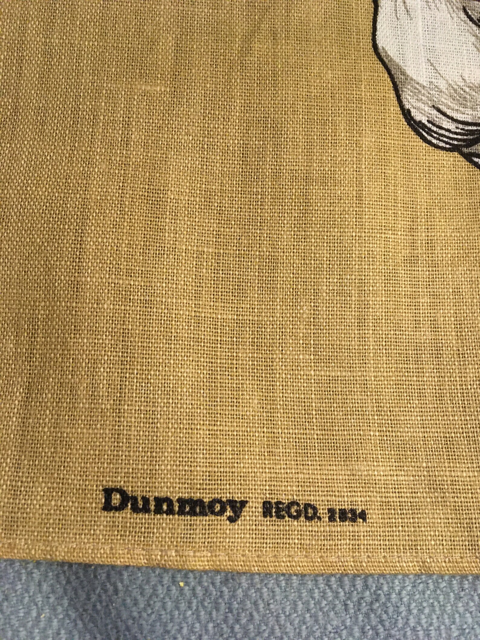 Dunmoy original vintage Shire Heavy Horses Linen Tea Towel | Etsy