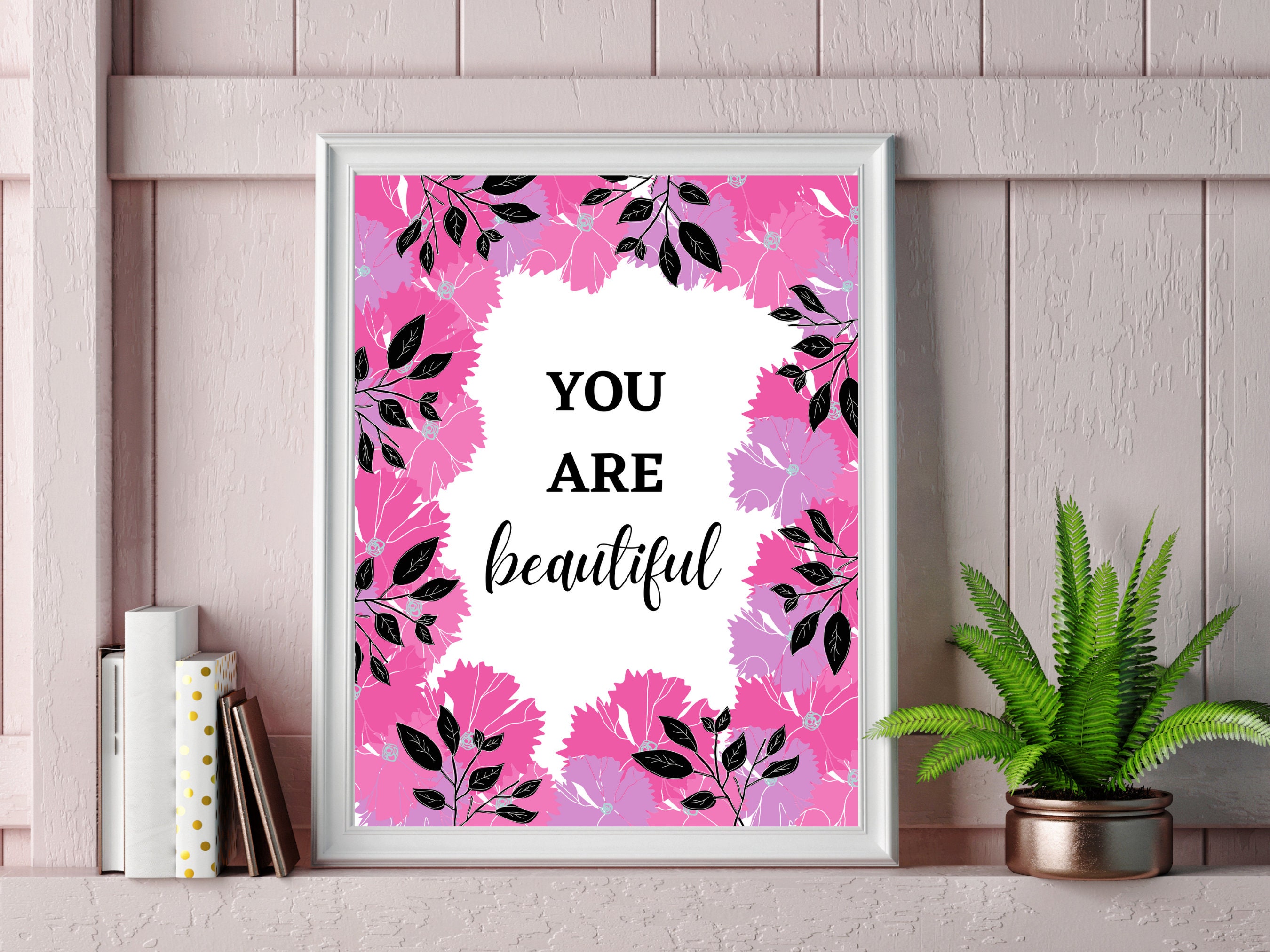 downloadable quote print printable wall art inspirational etsy