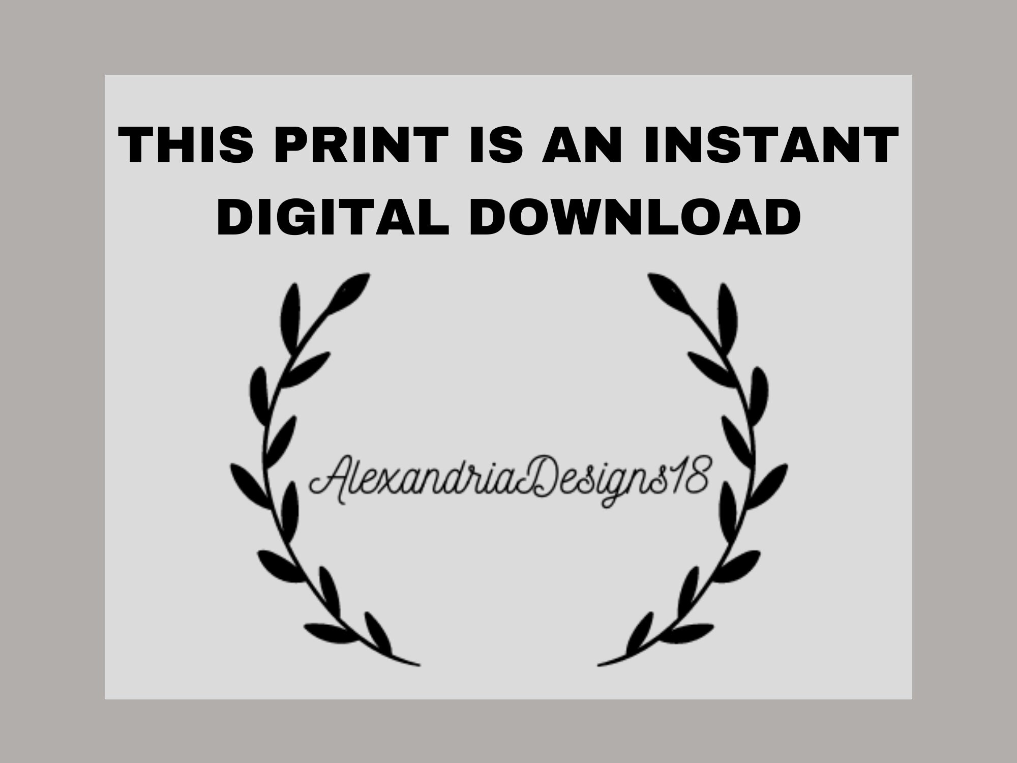 downloadable custom quote print printable wall art etsy