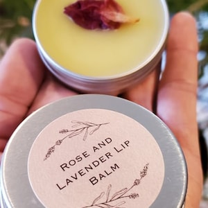 Rose and Lavender Lip Balm