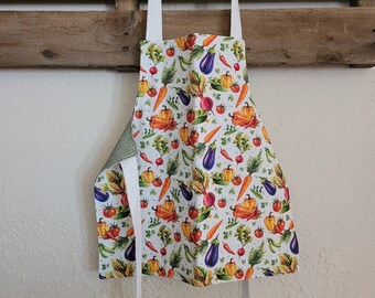 Toddler Apron Kids Apron Kitchen Helper Child Baking Gift for Neice Gift for Nephew Gender Neutral