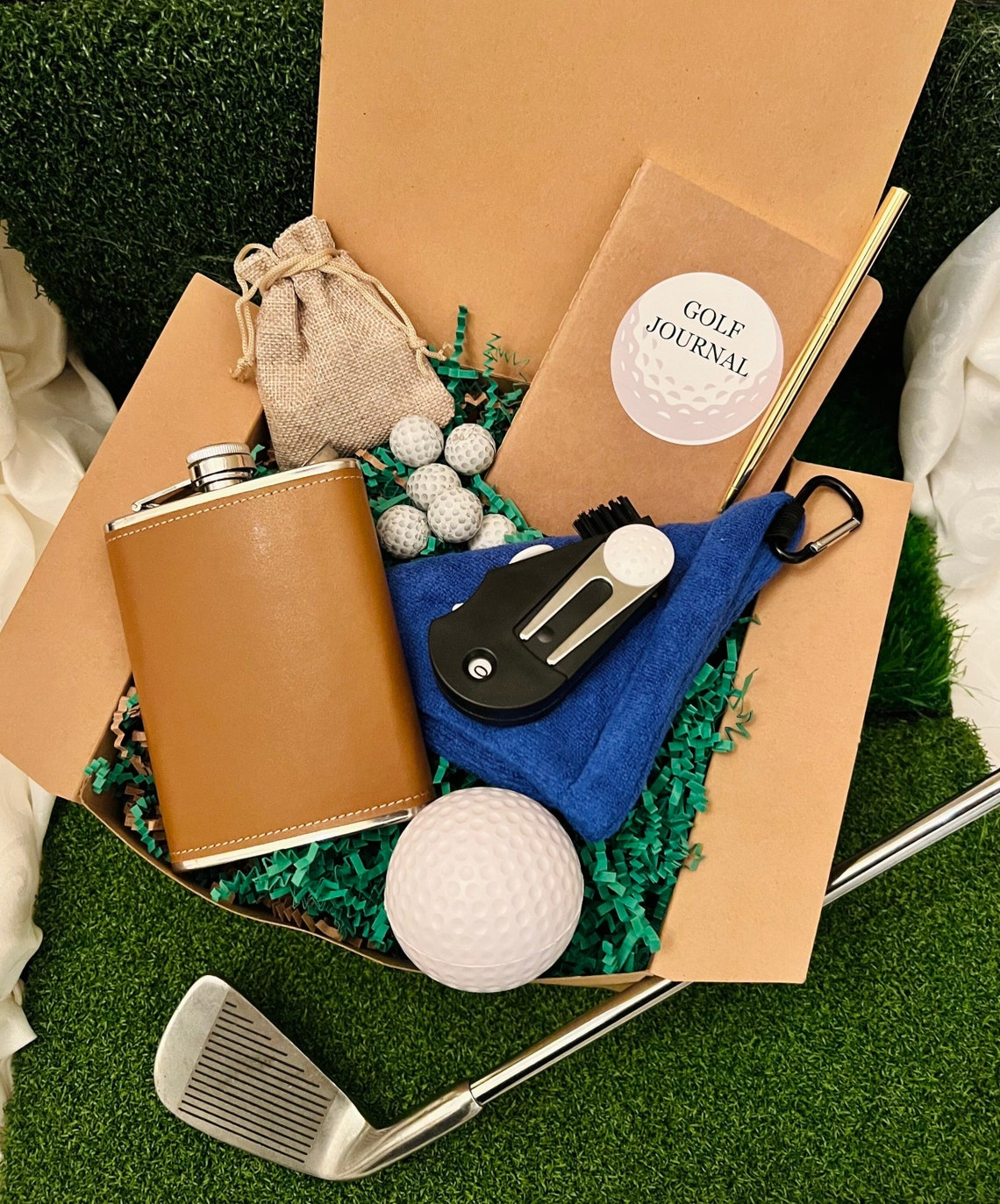 Golf Essentials Gift Set Gift for Golfers Gift for Dad Golf Etsy