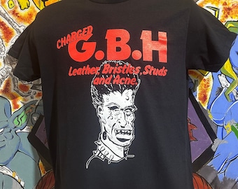 English Dogs Shirt, Vintage Rare T-shirt White Punk Germs