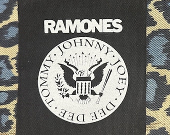 Ramones DIY Patch- Punk Crust Black Flag Off Leftover Crack