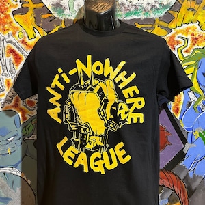 ANTI-NOWHERE LEAGUE Tシャツ サイズS 80s ANTi-NOWHERE LEAGUE ビンテージ シングルステッチ UK punk