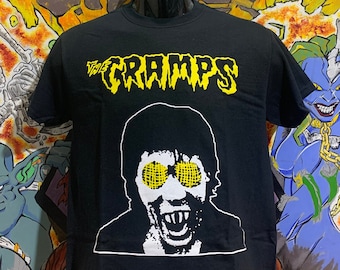 The Cramps "Human Fly" Shirt Lux Interior Poison Ivy Punk Rockabilly
