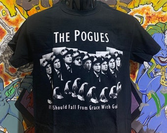 The Pogues &quot;If I Should Fall From Grace with God&quot; Shirt Shane Mac Gowan Tom Waits