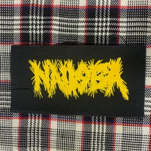 Nausea DIY Patch- Punk Crust Black Flag Off Leftover Crack Oi