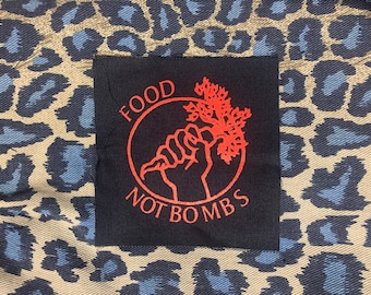 Punk Crust Black Flag Off Leftover Crack Germs Anti Racist Fear DIY Patch Punk Crust Black Flag Off Leftover Crack Germs Anti Racist Fear DIY Patch