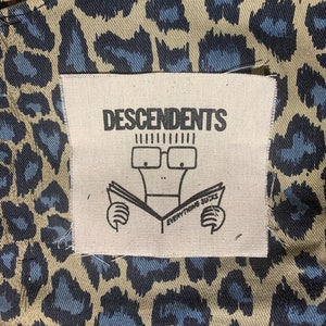 Descendents: Everything Sucks DIY Patch- Punk Crust Black Flag Off Leftover Crack Germs