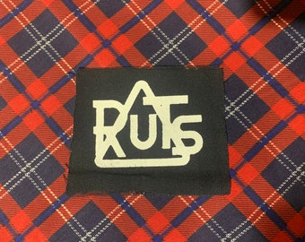 The Ruts DIY Patch- Punk Crust Black Flag Leftover Crack Oi