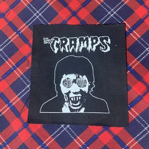 The Cramps "Human Fly" DIY Patch- Punk Crust Black Flag Off Leftover Crack Oi