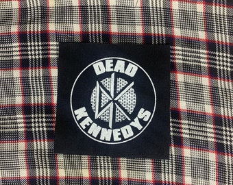 Dead Kennedys DIY Patch- Punk Crust Black Flag Off Leftover Crack Germs