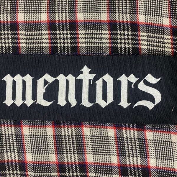 The Mentors DIY Patch- Punk Crust Black Flag Leftover Crack Oi