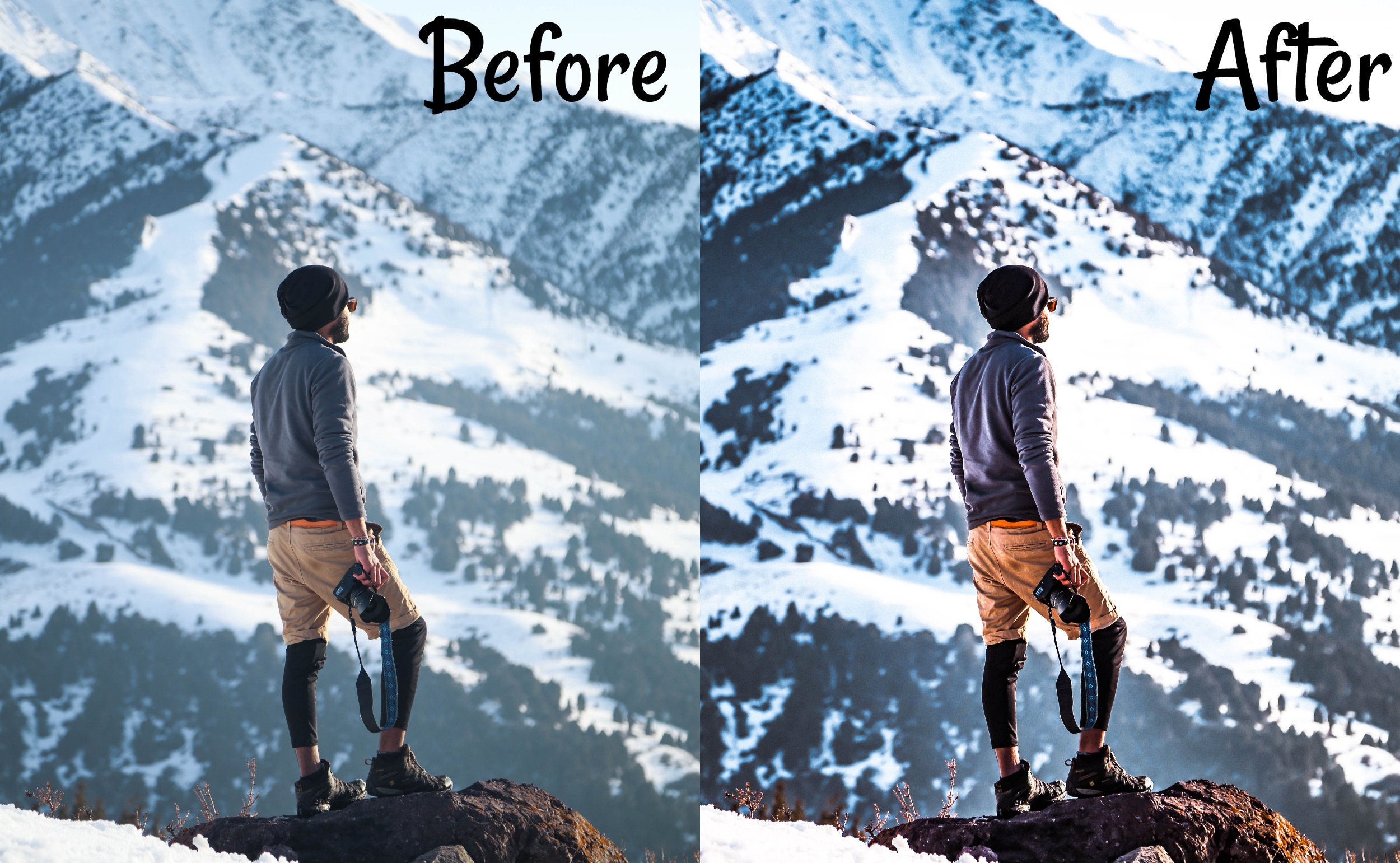 9 winter snow Mobile lightroom presets Winter filter Etsy