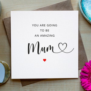 Vous allez être une maman extraordinaire, carte d'anniversaire pour future maman, carte d'anniversaire pour nouvelle maman, carte d'anniversaire pour future maman, carte pour baby shower