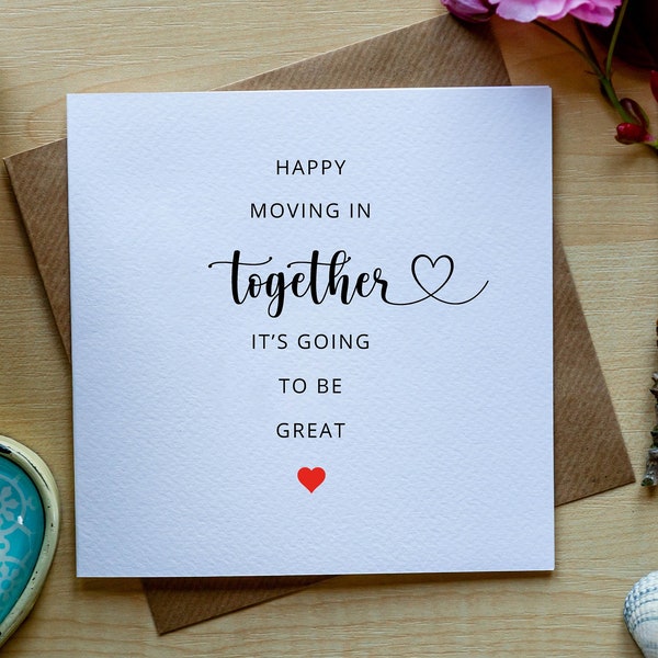 Living Together Card Etsy UK