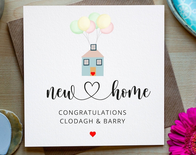 3D New House Congratulations Card - Etsy