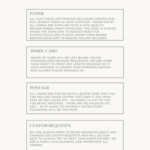 1986 Personalised Name Card , 40th Card, Fortieth, Birthday Card For 40th, Born in 1986, 1986, Forty Birthday Card, For Him, For Her image 4