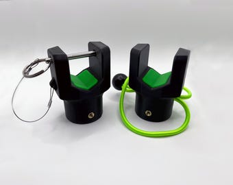 Ice Fishing Auger & Spud Bar Holder | PVC Sled Rack Mount | Ice Fishing Sled Organizer