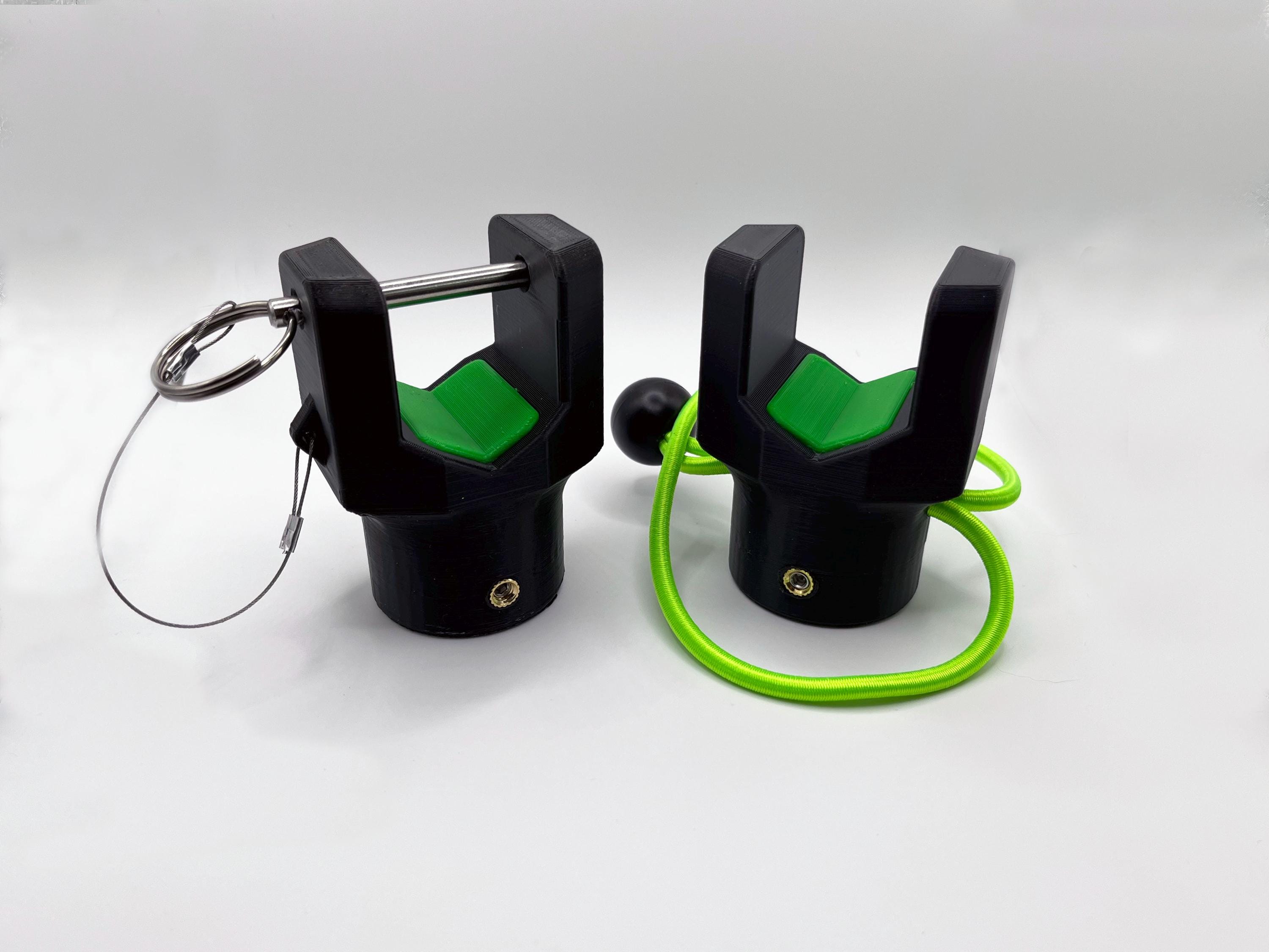 Ice Fishing Auger & Spud Bar Holder | PVC Sled Rack Mount | Ice Fishing ...