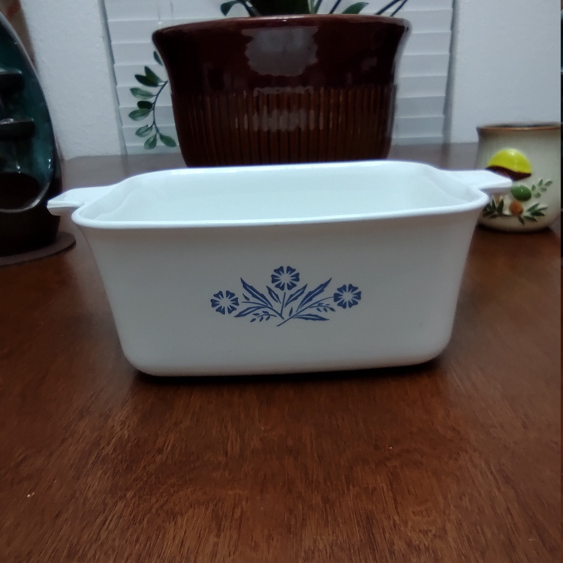 Vintage Corning Ware Blue Cornflower Loaf Pan 19691972 Etsy