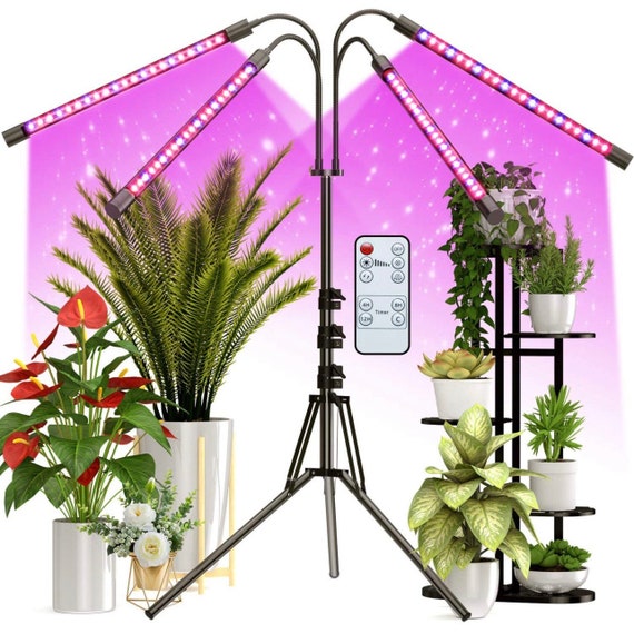 Grow Lights for Indoor Plants With Red Blue Spectrum 10 Etsy