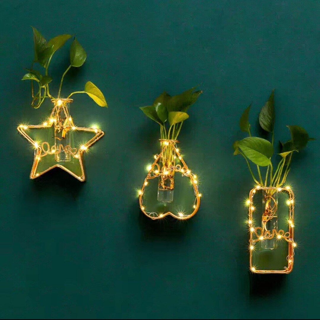 Wall Mounted Hanging Plants Terrarium With Metal Stand 1 PC Etsy