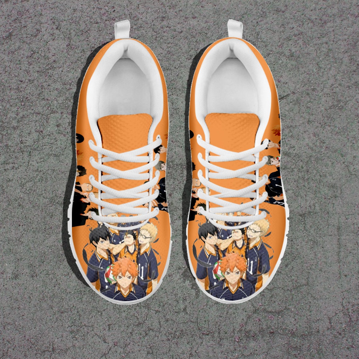 Haikyuu Custom Sneakers Karasuno Custom Shoes Nekoma Print Etsy