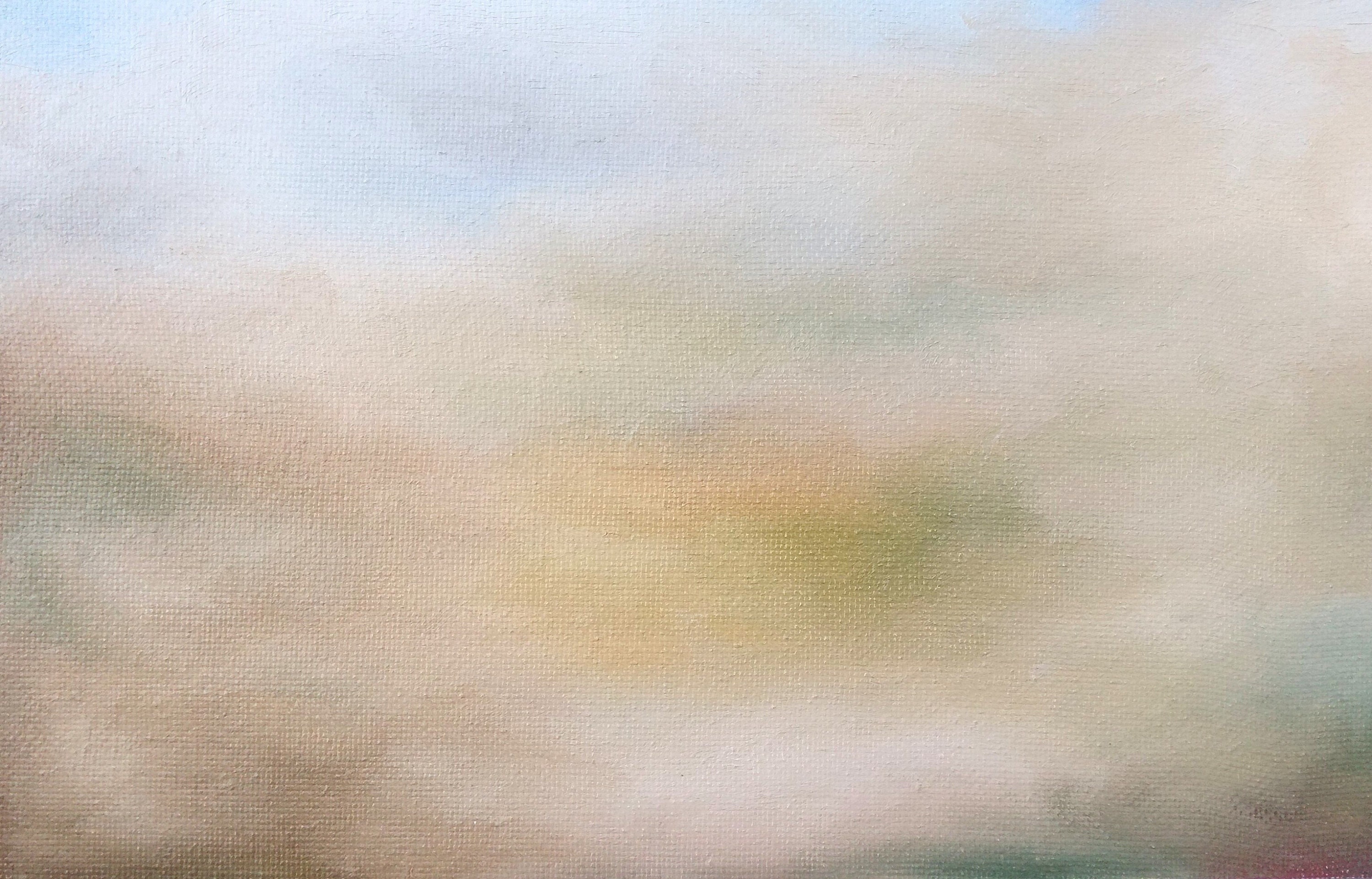 Fog Mountain Oil Painting Fog Landscape Oil Painting Fog Etsy