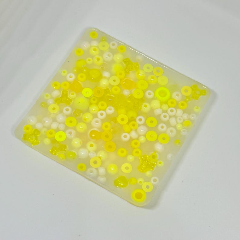 Picky Color Yellow Square Picky Pad - Yellow - Fidget Toy - Solid Color - ADHD - Skin ...