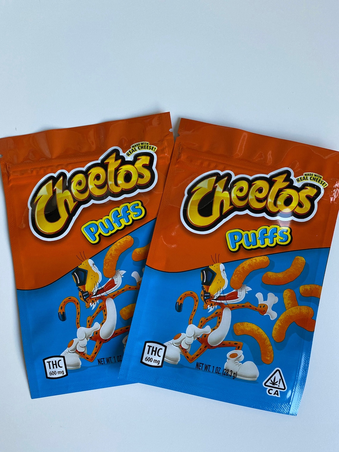 10 Cheetos Puff Mylar Bags Etsy