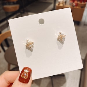 Korean Style Creative Pearl Stud Earring