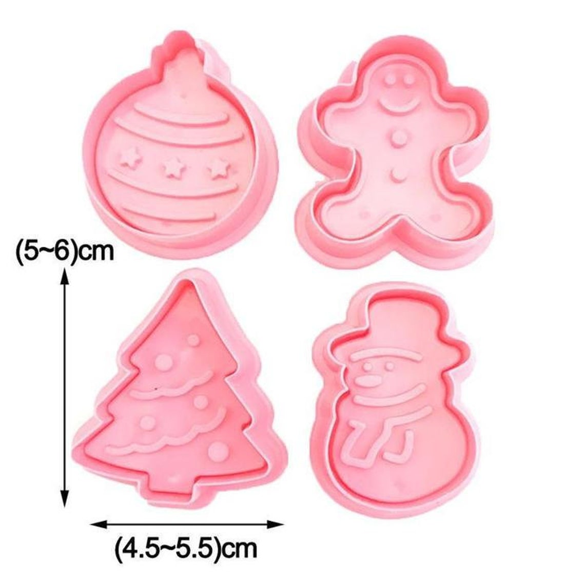Adorable Embossing Cookie Cutter 4Pack Etsy
