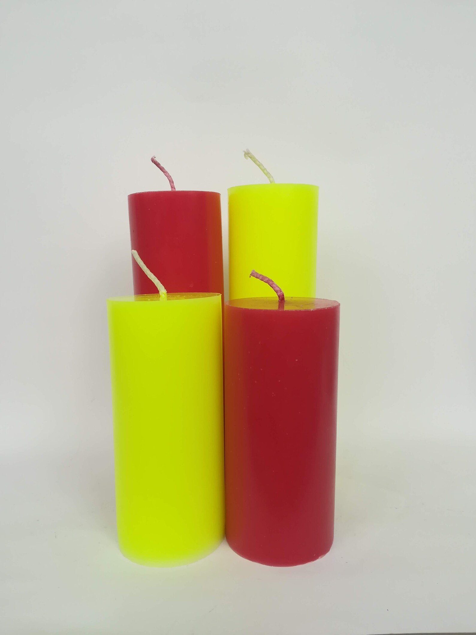Bright Colored Rainbow Candles Set Birthday Party Decor Home Etsy