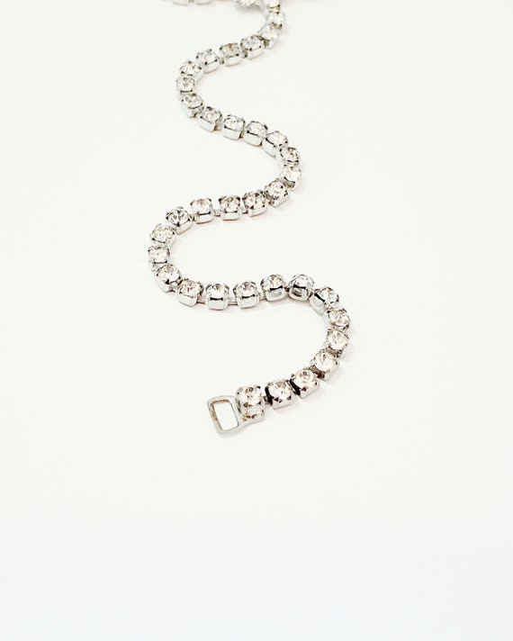 Vintage Garne Signed Rhinestone Choker Necklace S… - image 6