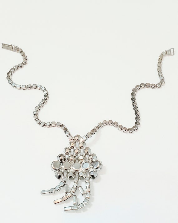 Vintage Garne Signed Rhinestone Choker Necklace S… - image 2