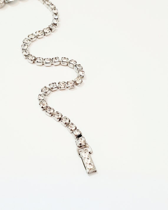 Vintage Garne Signed Rhinestone Choker Necklace S… - image 7