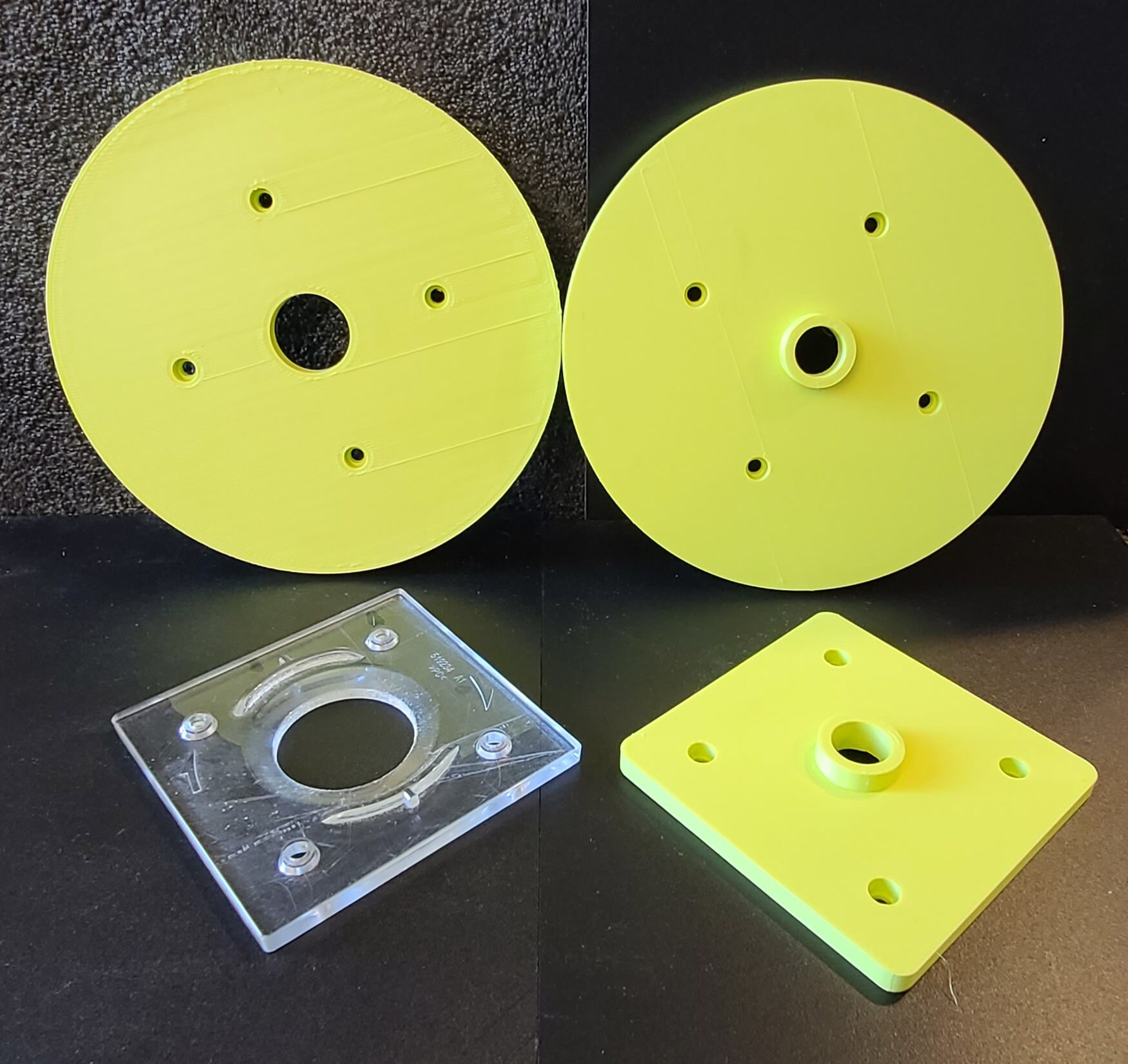 Digital File Ryobi Cordless Router Guide Bushing Plate 3D Print Files