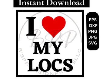 Me encantan mis locomotoras SVG PNG JPG / Descarga instantánea / Diseño digital / Cabello negro / Amor por las locomotoras / Diseño de cabello natural / Las locomotoras largas no me importan