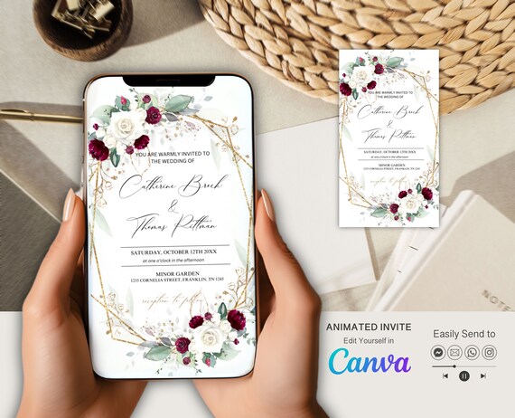 Animated digital wedding invitations | Honestweddingadvice.com