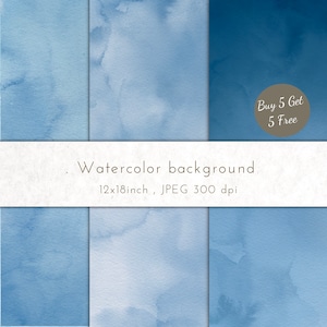 Fundo aquarela azul clipart fundo abstrato textura aquarela blush papel digital fundo aquarela arte de parede scrapbook