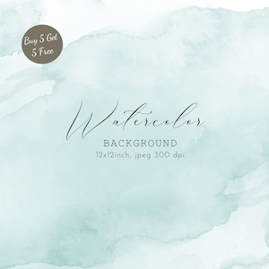 Blue Turquoise Watercolor Background Clipart Abstract Background Watercolor Texture Blush Digital Paper Watercolor Background Wall Art
