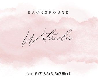 Pink Watercolor Texture Background: Abstract Blush Digital Paper (Digital Download)
