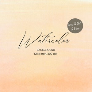 Pastel Ombre Watercolor Background: Rainbow Gradient Texture (JPEG Digital Download)