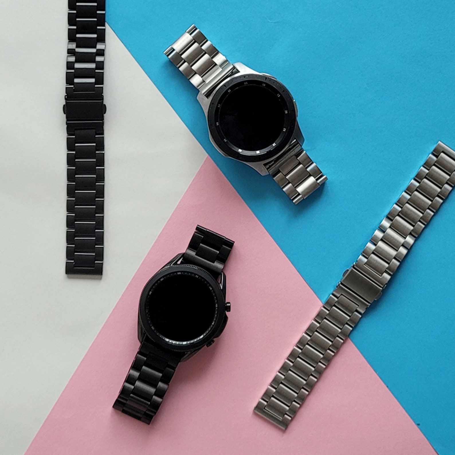 Galaxy Watch Stainless Steel Strap band 22mm / 20mm Resizing Etsy