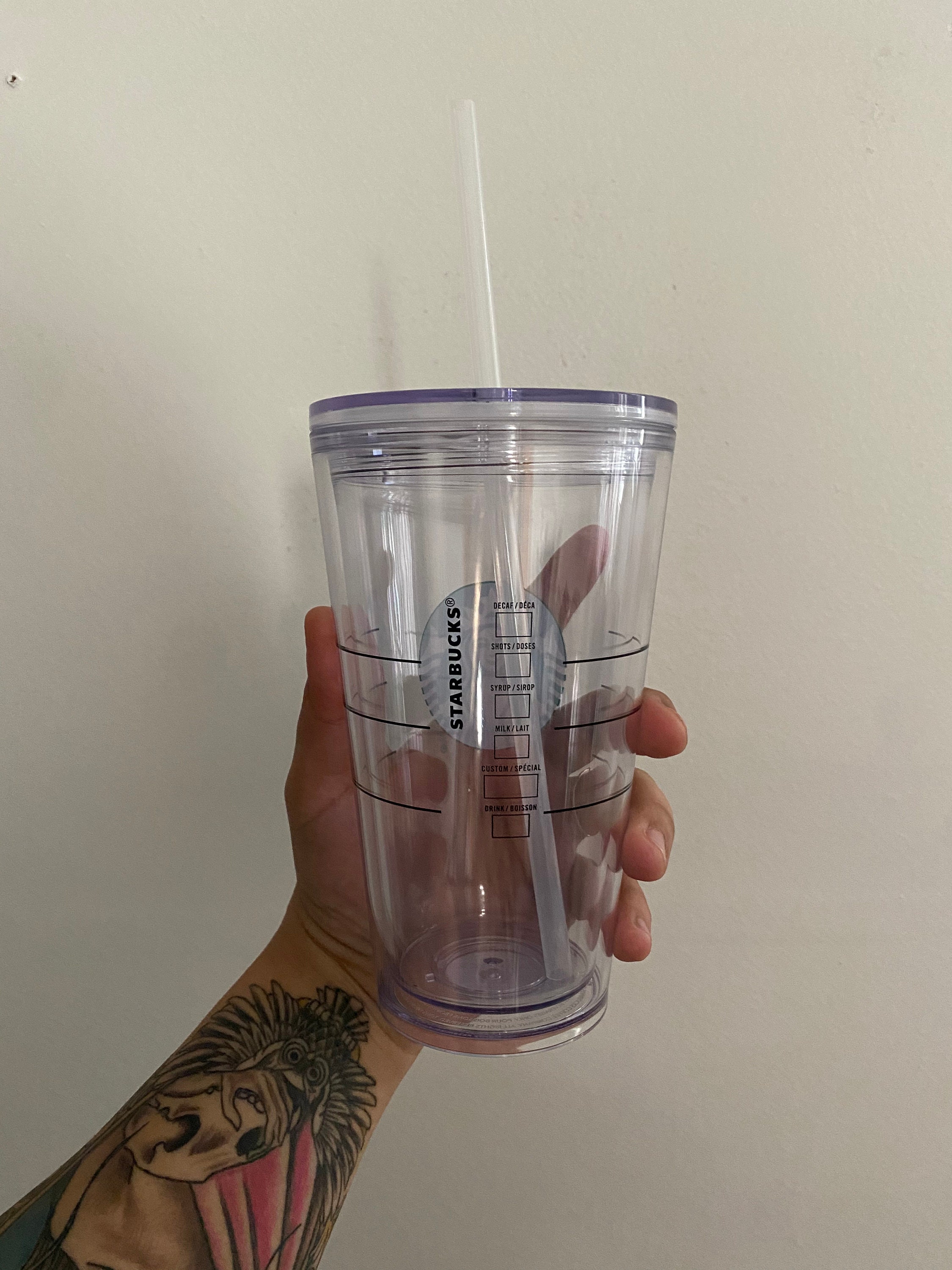 clear starbucks tumbler bulk