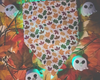 Autumn over the collar dog/cat bandana | Fall pet bandana | Halloween pet bandana