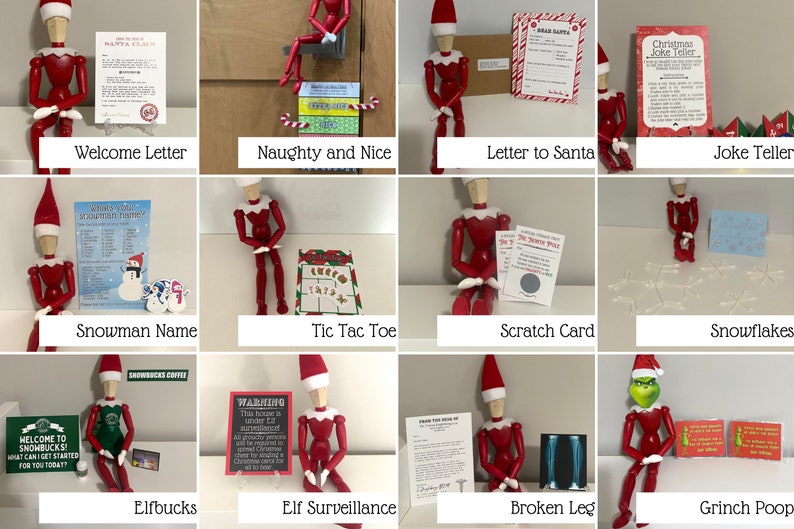 24 Day Elf Kit Elf Complete Kit Just Add Elf Elf Fun Pack 2024 image 2