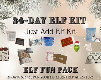 24 Day Elf Kit Elf Complete Kit Just Add Elf Elf Fun Pack 2024